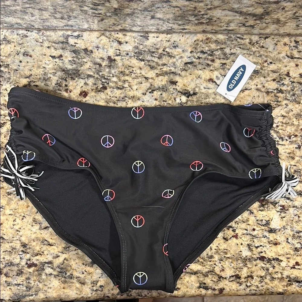 Old Navy Peace Sign Bikini Set - Picture 4 of 7